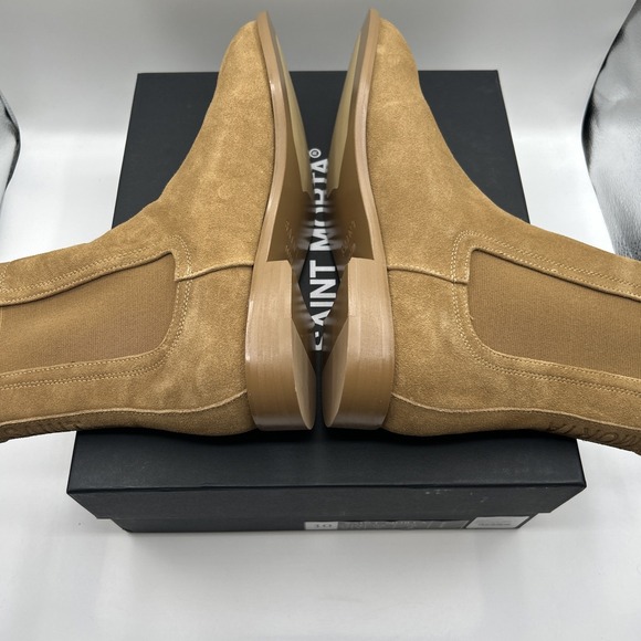 NEW Saint Morta Nomad Chelsea Boot,Tan Suede Leather,Leather Sole,Men's SZ:10M - Picture 5 of 15